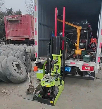 氣動夾胎機